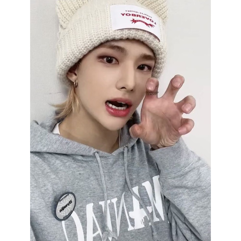 [PRE-ORDER] Crochet Cat Beanie Hat Loverboy Topi Rajut Kucing