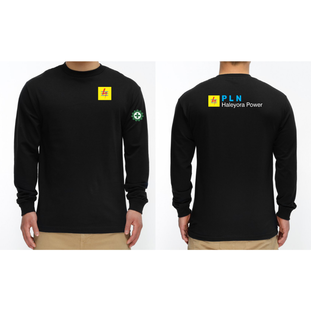 T-SHIRT KAOS LENGAN PANJANG PT HALEYORA POWER LOGO BARU