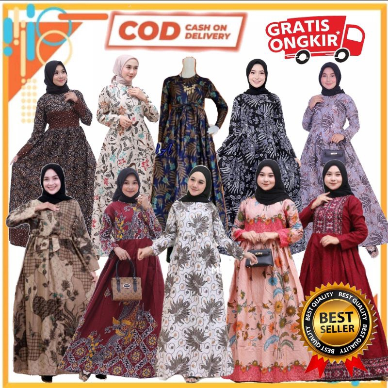 Gamis Batik Dewasa