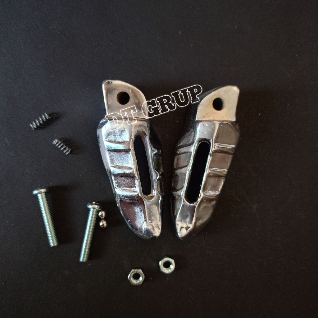 FOOTSTEP BELAKANG STEP BELAKANG MOTOR MATIC MIO MIO J WARNA CROME