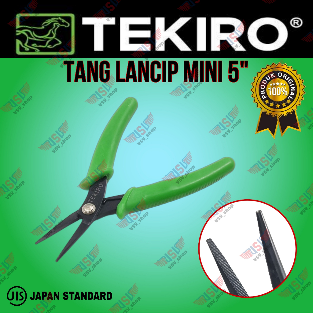 TEKIRO Tang Lancip Elektronik Mini 5 inchi Electronic Long nose Plier 5&quot;