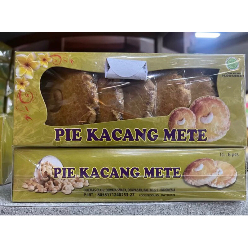 

Pie Kacang Mete Khas Bali