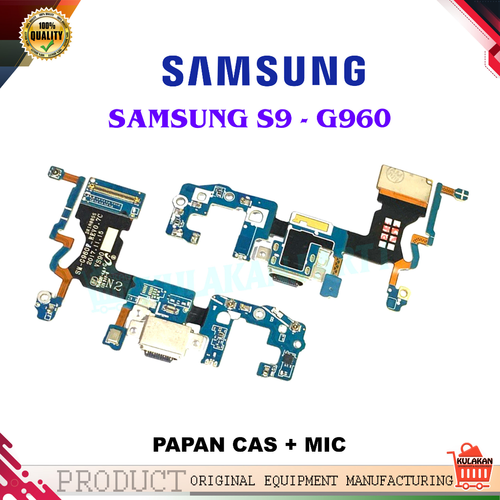 PAPAN CAS SAMSUNG S9 - G960 CONNECTOR CHARGER + MIC  KONEKTOR  CAS TC NEW ORIGINAL WITH IC