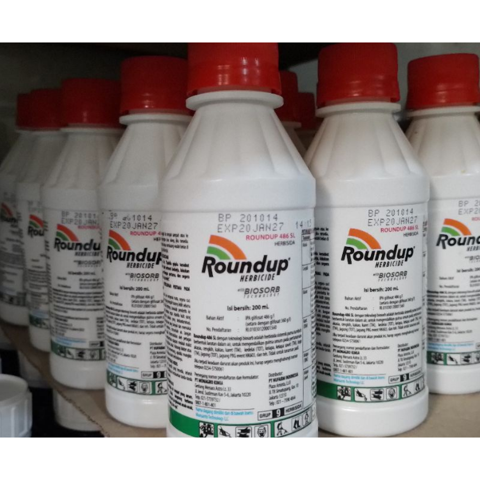 (COD) Racun rumput paling ampuh herbisida roundup 486sl 200ml