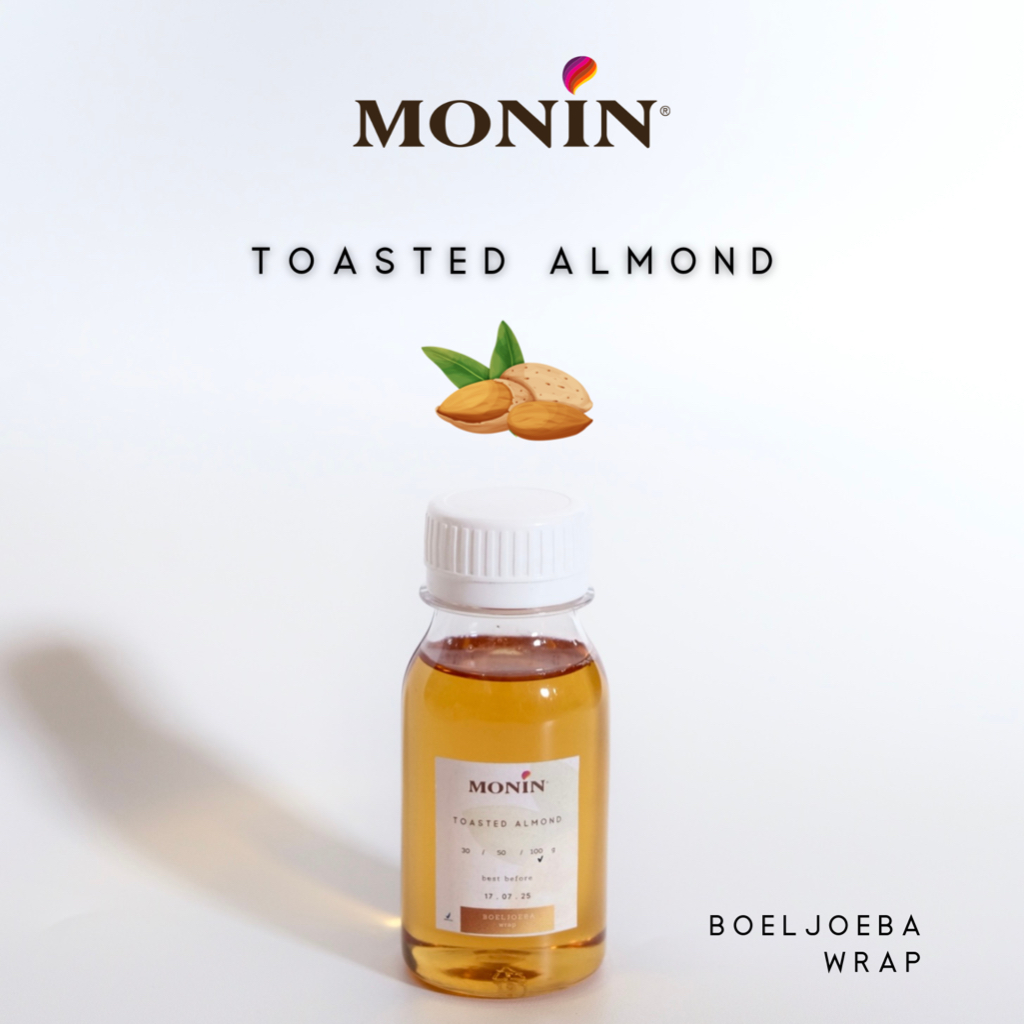 Monin Toasted Almond Syrup Repack [30, 50, 100] g