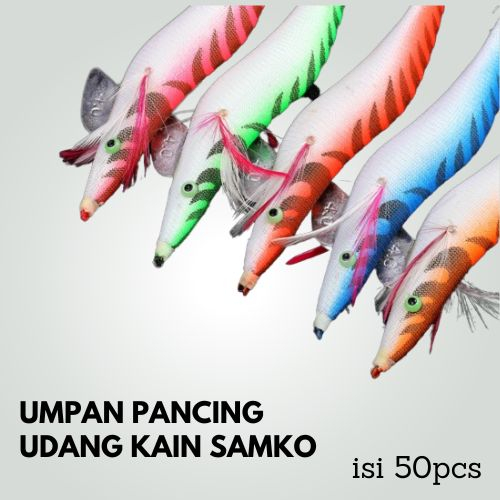 UMPAN PANCING UDANG KAIN SAMKO HOT SALE CUMI SQUID JIG gise.id