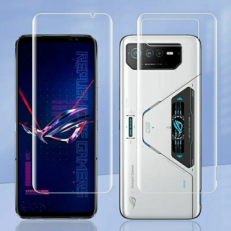 Hydrogel Asus Rog Phone 2 3 5 5S 6, 5S Pro, 6 PRO depan belakang