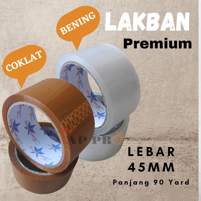 

Lakban OPP SEVEN STAR 45 mm x 90 yard