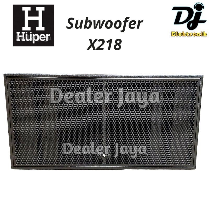 Speaker Subwoofer Huper X 218 / X218 - 18 inch x 2
