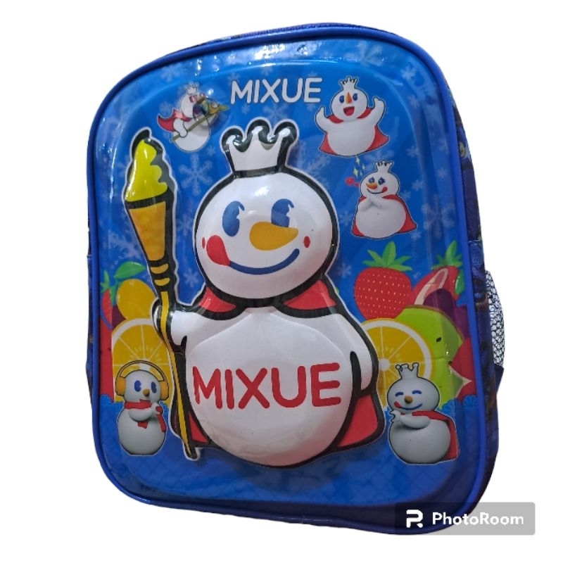 Tas Ransel sekolah motif MIXUE anak cowo berLED