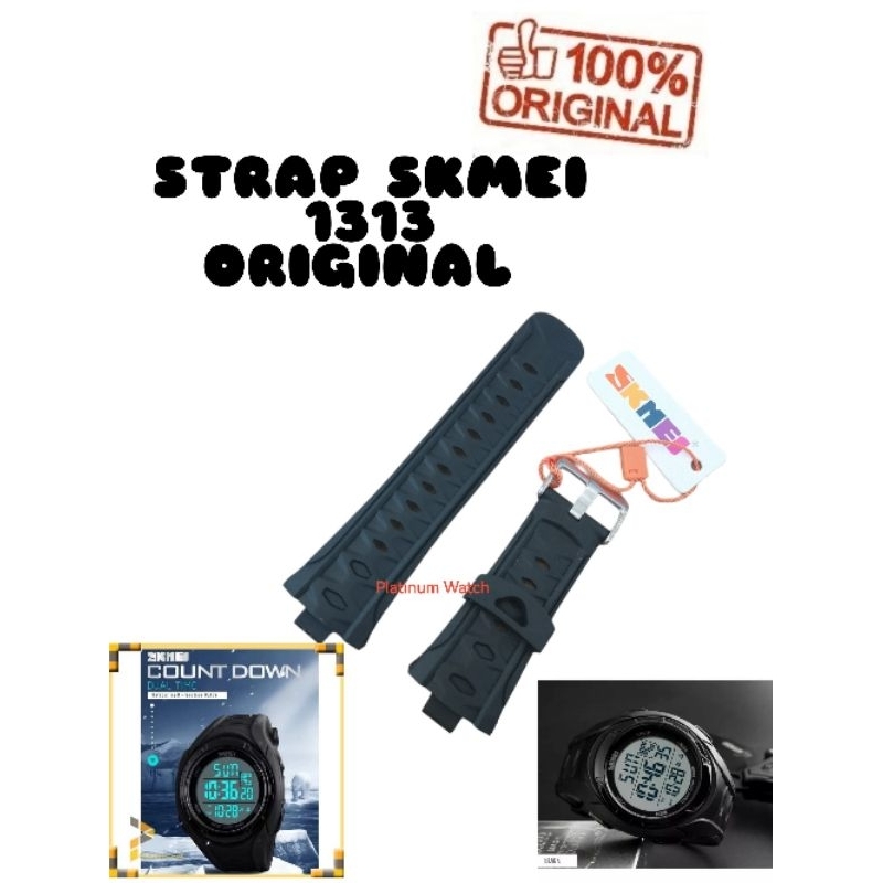 STRAP TALI JAM TANGAN SKMEI ORIGINAL 1313 SKMEI 1313 SK 1313