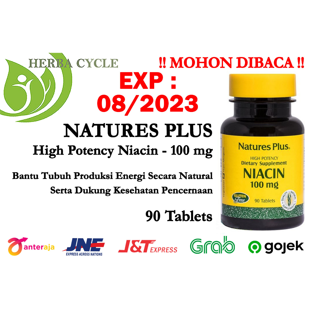 NP Niacin 100 mg 90 Tablets ORI USA Niacin