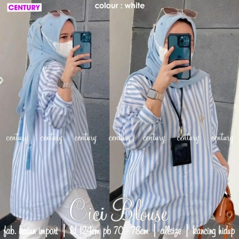 cici kemeja tunik ori moca kemeja garis garis kemeja uniqlo kemeja kantor wanita casual kemeja jumbo