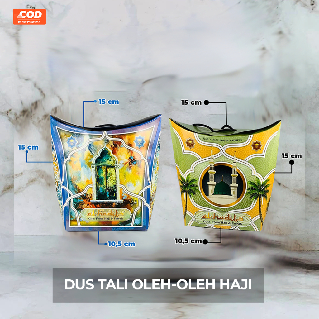 

Dus Tali Kemasan Oleh-Oleh Haji dan Umroh 1Pcs Anti Jebol Hijau Sage