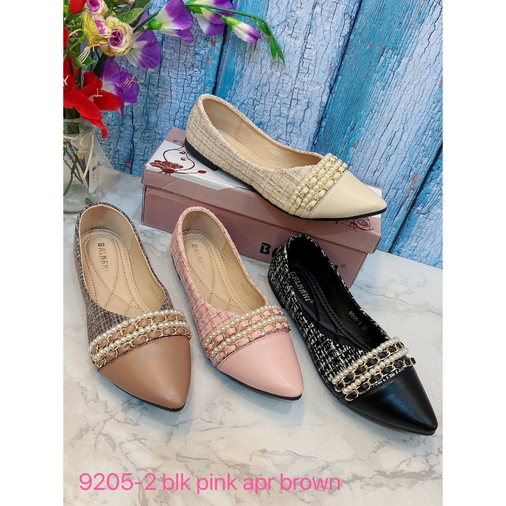 9205-2  sepatu balet/flatshoes wanita kekinian