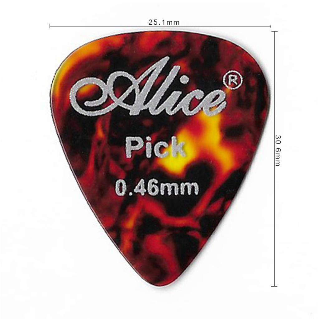 10pcs Alice AP-600A Celluloid Pick Gitar