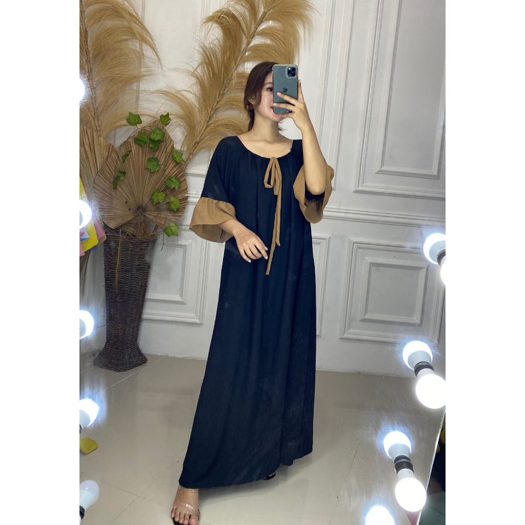 TALIAA HOMEDRESS CRINKLE BAJU DINAS MALAM / dress pasutri