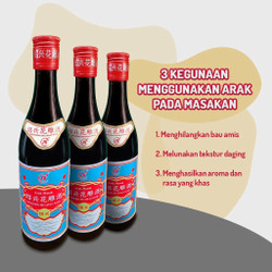 Arak Masak * Shaoxing Huadiao Wine * Shaoxing Rice * 640ml