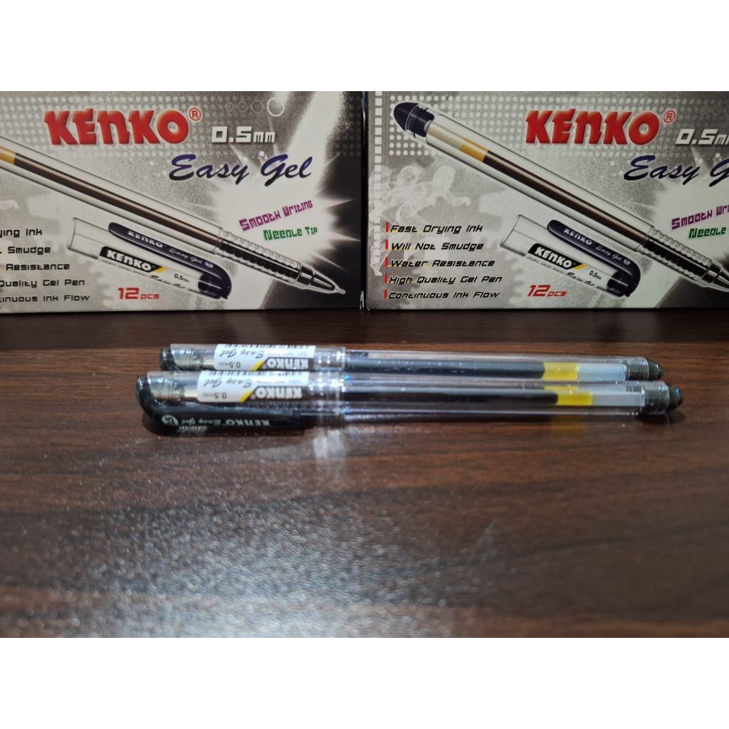 

(Satuan) KENKO - Pulpen Gel Easy 0.5 mm - Hitam