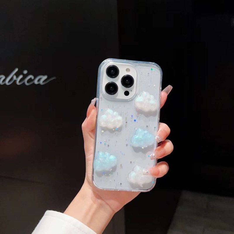 Cloud 3D Glitter Case Xiaomi Redmi Note 12 Redmi 12c 12T 11T 11 Pro 5g 4g 10 9 8 7 6 5 4 3 2 ultra 10T 8A 7A S2 S3 MI A3 PLUS LITE