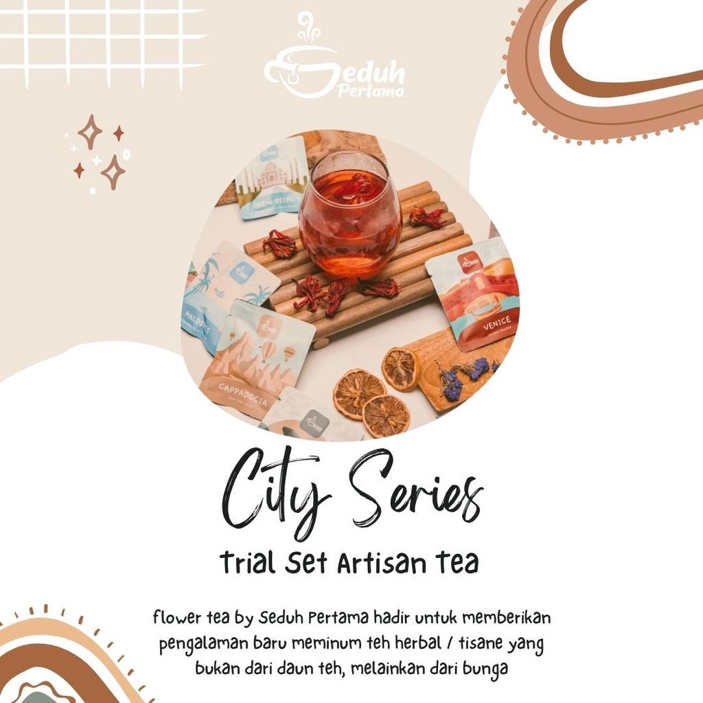 

Tea City series - trial set artisan tea