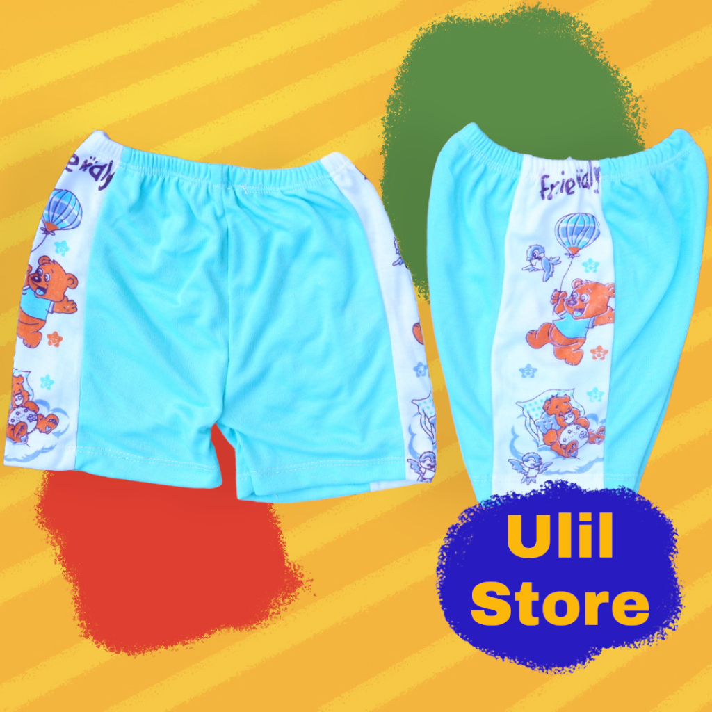 Isi 1 Lusin Celana Pendek Bayi Baru Lahir Baby Newborn