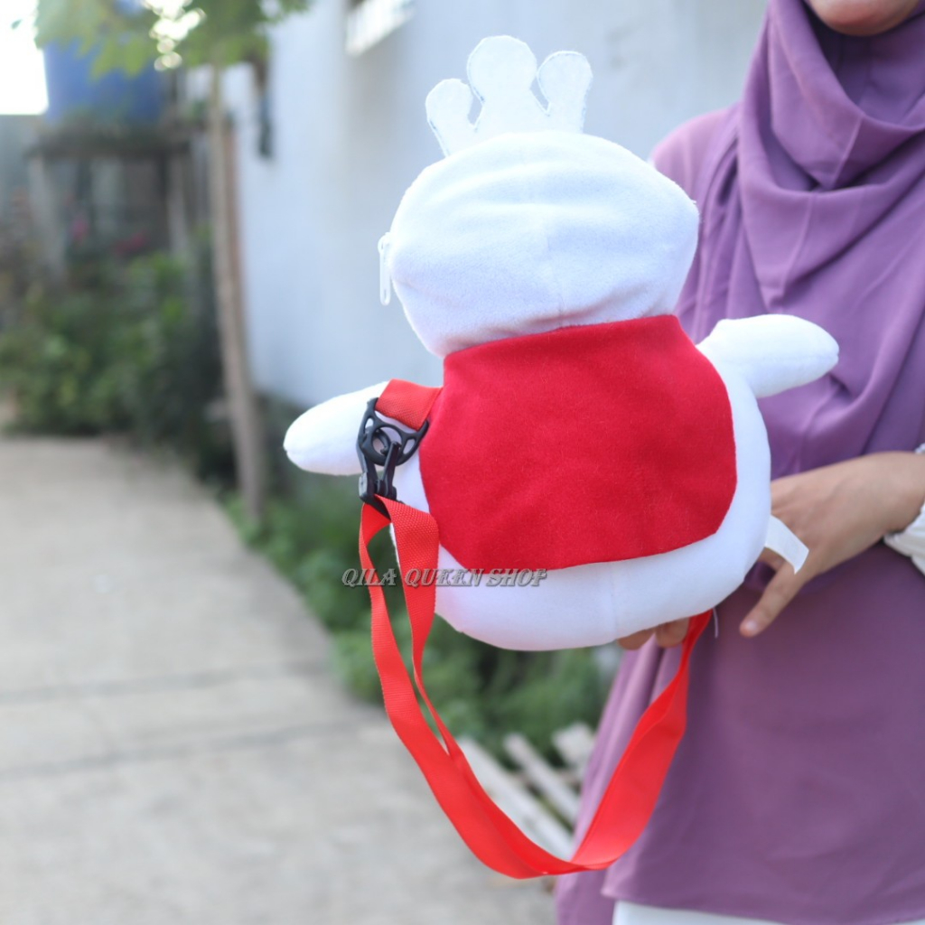 TAS SELEMPANG MIXUE KARAKTER BONEKA TERLARIS,  BISA COD