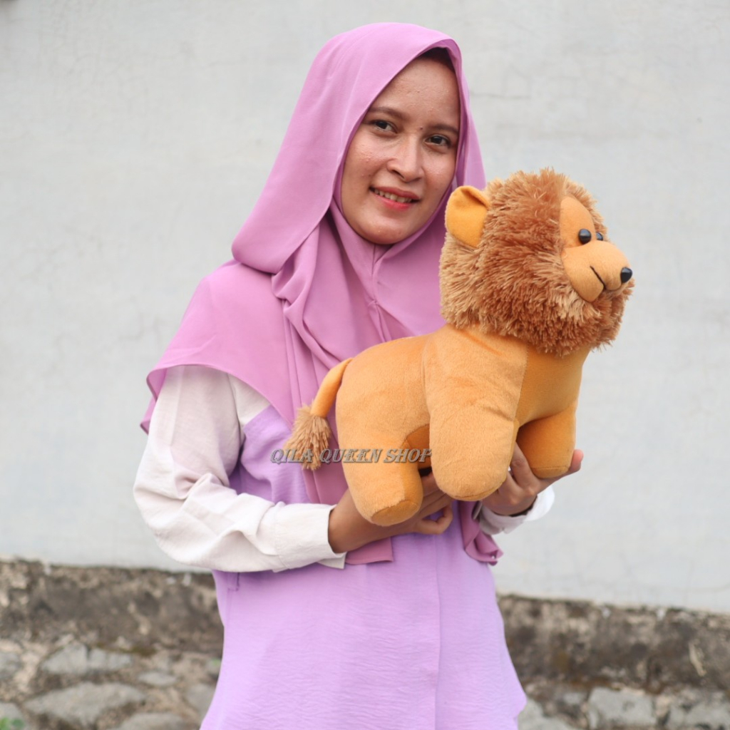 BONEKA SINGA L EKOR PENDEK, MURAH TERLARIS BISA COD