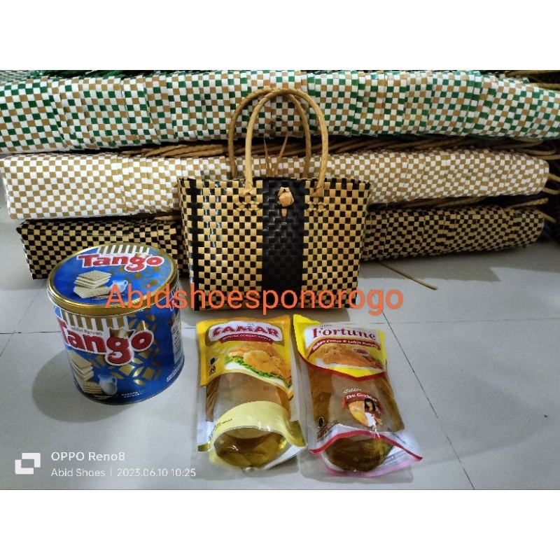 Tas anyaman parcel lebaran ready stok | tas belanja | tas hampers | tas soufenir