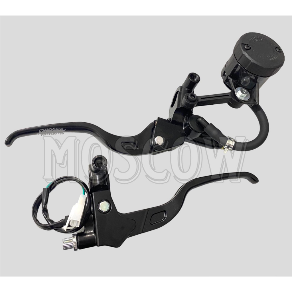 MASTER REM  TABUNG SMOKE RYBEN BESAR SET KIRI KANAN MASTER REM SET BKIRI KANAN PLUS TABUNG BIG SMOKE TABUNG MINYAK REM BESAR HITAM SMOKE UNIVERSAL