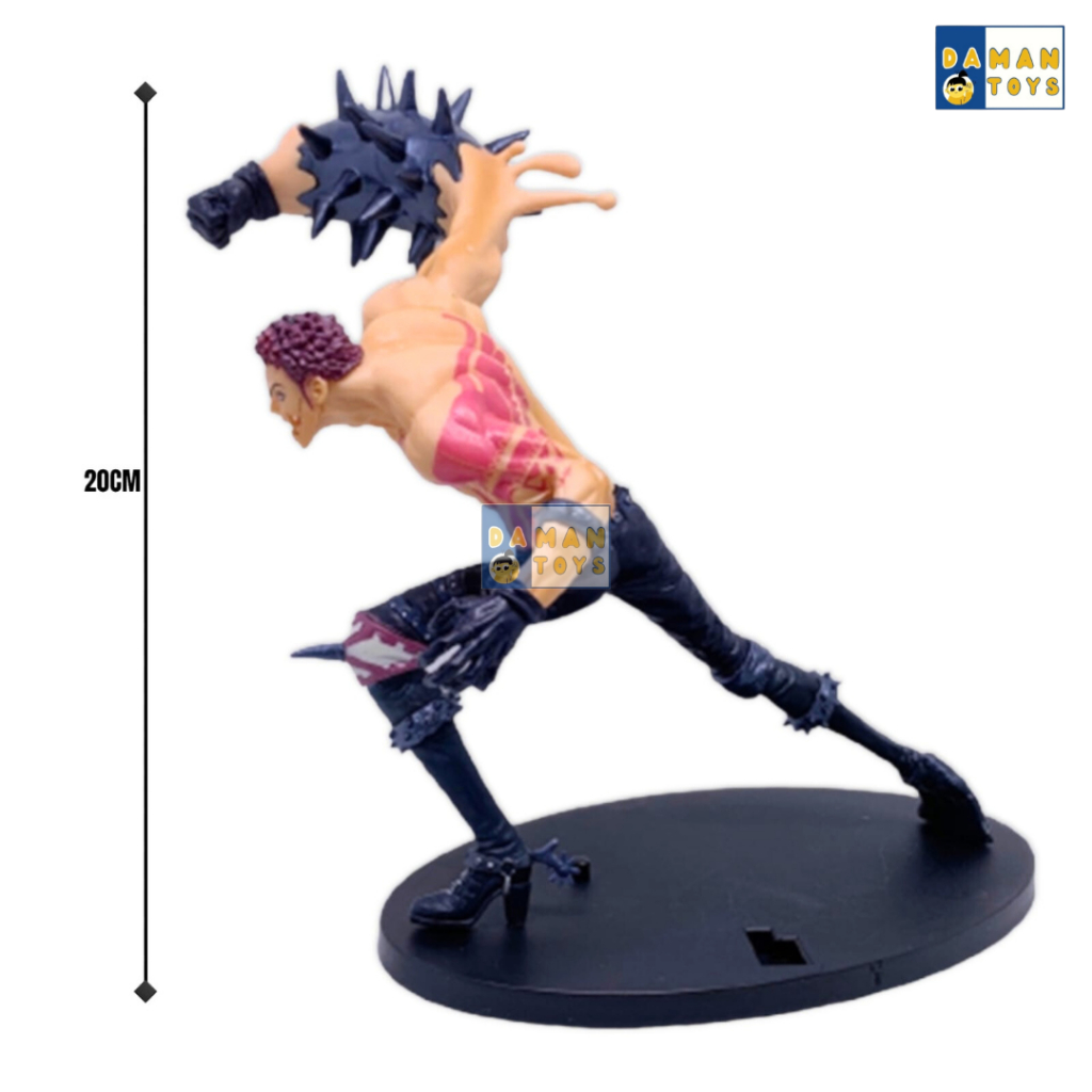 Action Figure Anime Charlotte Katakuri Battle Record One Piece King of Shapes Grandista PVC