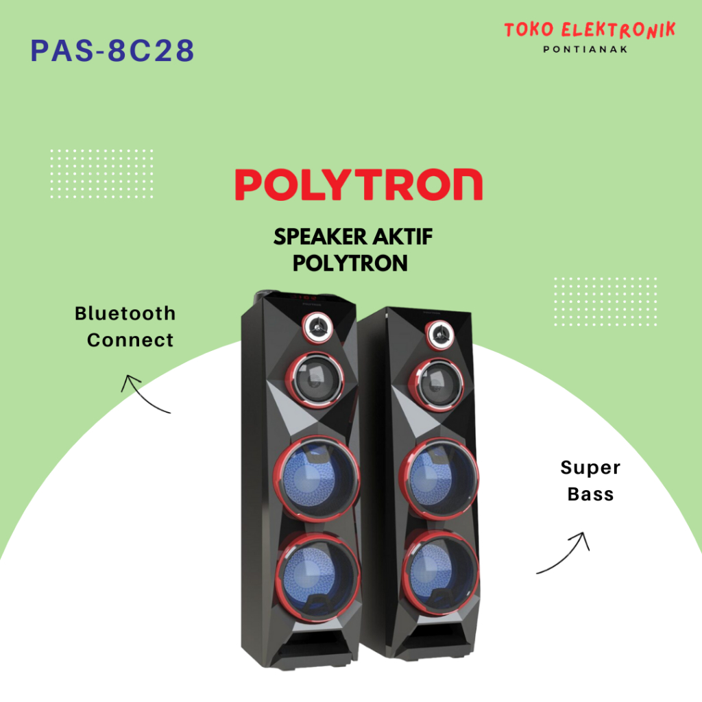 SPEAKER AKTIF POLYTRON PAS-8C28