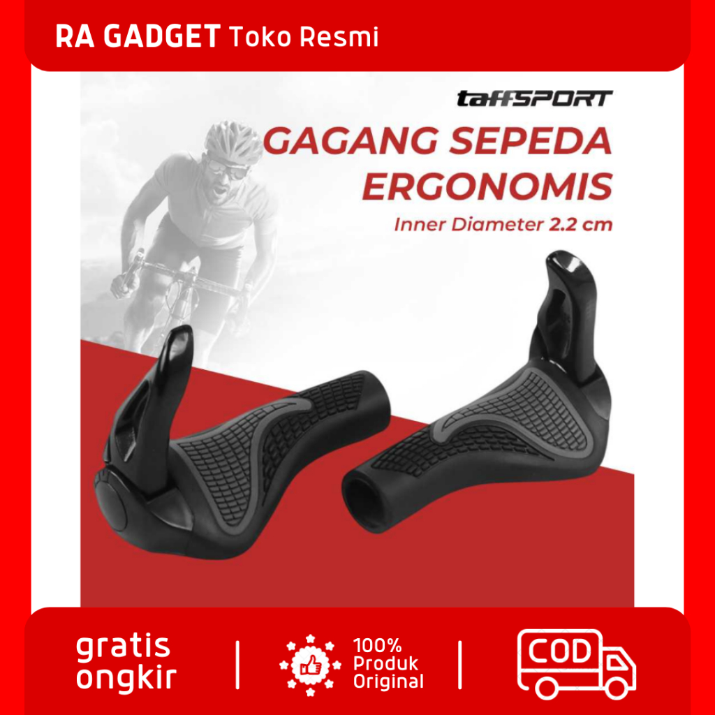 Handgrip Gagang Sepeda Rubber Ergonomic Grip MTB Handlebar West Biking / Handlebar Hand Grip Gagang 