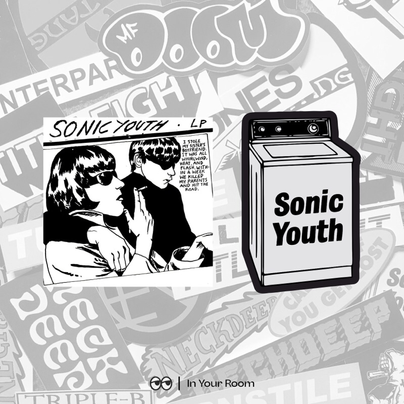 

STICKER BAND SONIC YOUTH | BAHAN GRAFTAC