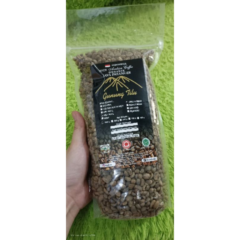 

Green Bean Arabica Javapreanger 1kg WetHull