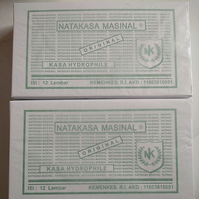 kassa steril isi 12 pcs natakasa harga perkotak / kasa steril natakasa