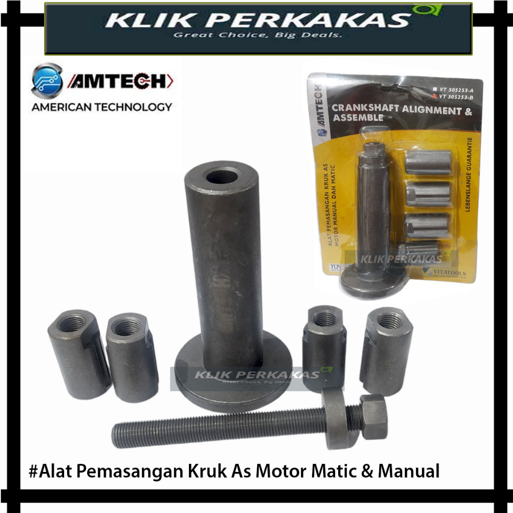 AMTECH 19-202 CRANKSHAFT ALIGNMENT &amp; ASSEMBLE TOOL TREKER BOTOL / KRUK-AS 4 MATA UNIVERSAL