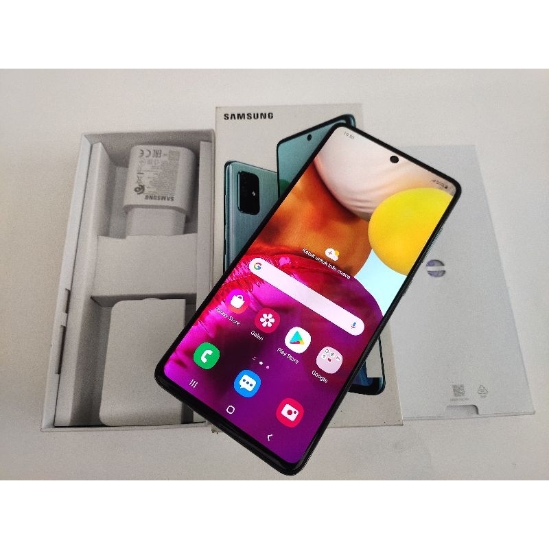 Samsung A71 8/128 Mulus Seperti Baru Jaringan 4G bukan 5G