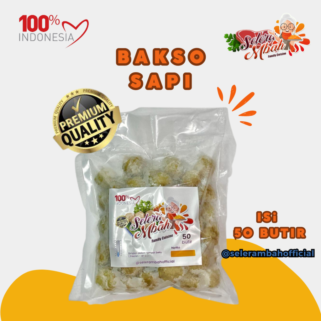 

Bakso SAPI Urat Premium - Selera Mbah