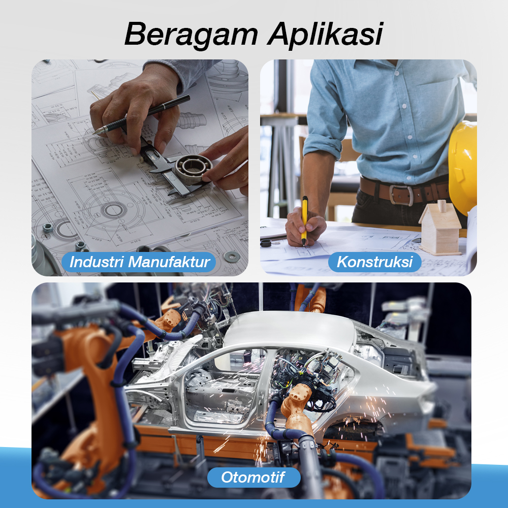 Micrometer Thickness Gauge Screw High Precision 0.01mm 4 PCS - LM100
