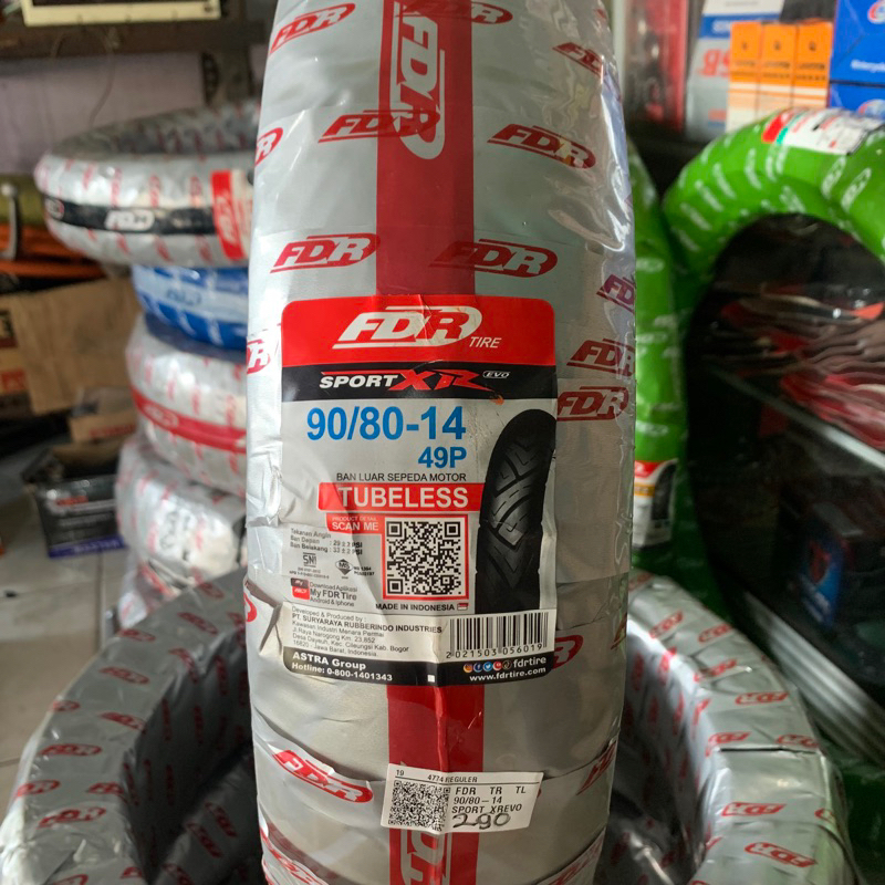 [TERMURAH] BAN FDR SPORT XR evo 90/80/14