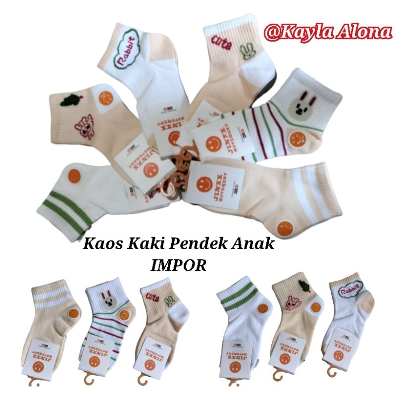 KAOS KAKI PENDEK ANAK IMPOR &quot; RABBIT &quot;