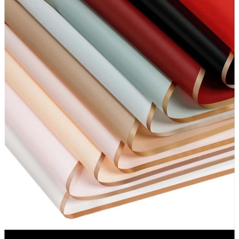 

KERTAS BUNGA BUKET/ FLOWER WRAPPING PAPER VARIAN LIST GOLD