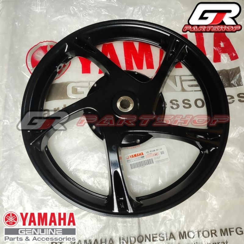 velg belakang hitam glossy mio sporty smile soul fino ori ygp original yamaha pelek palang 5