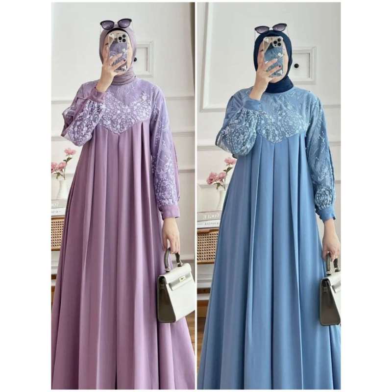 Gamis Cantik Berkualitas ready stok siap kirim