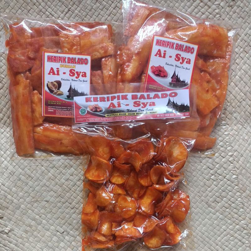 

Keripik Balado Ai-Sya - Sanjai Balado dari Pariaman