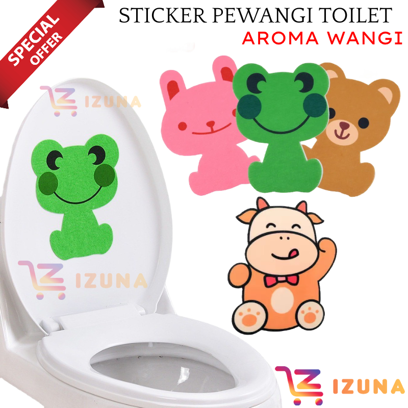 [IZUNA] STICKER PENGHARUM TOILET CLOSET / STICKER PENGHARUM BAU DI WC TOILET / STICKER PEWANGI KAMAR MANDI / STICKER PEWANGI TOILET CLOSET