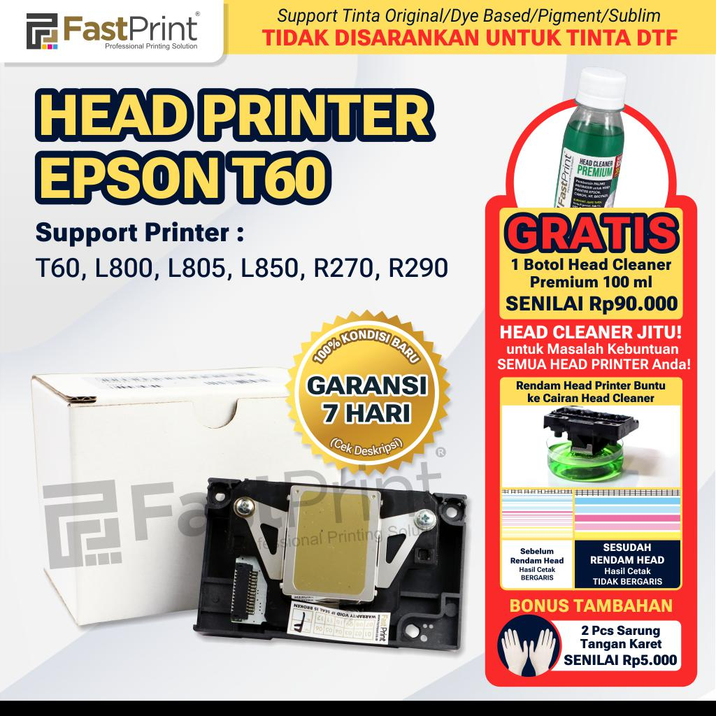 Print Head Epson T60 L800 L805 L850 R290