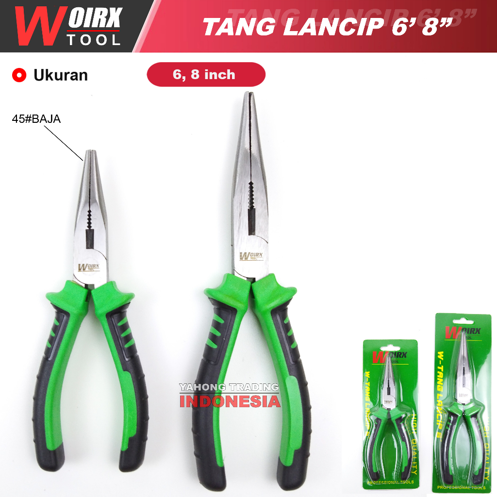 Tang Lancip 6&quot; 8&quot; inch Long Nose Tang Cucut WOIRX TOOL