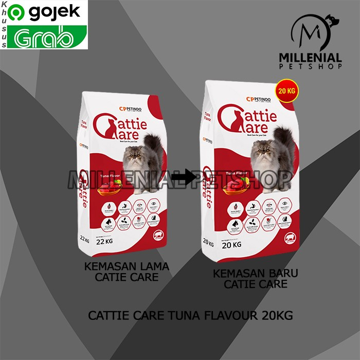 Gosend Makanan Kucing Cattie Care Cat Food 20 KG